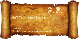Hász Melinda névjegykártya